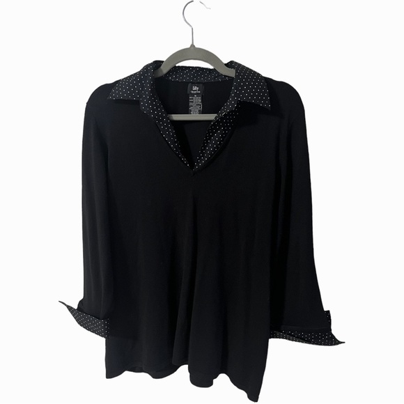 A sweater in 1X by Lilly Collection - Picture 2 of 6